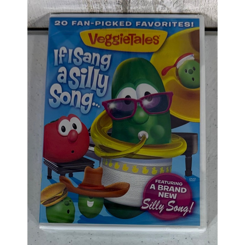 VeggieTales If I Sang a Silly Song DVD 20 Fan-Picked Favorites New‎ Sealed